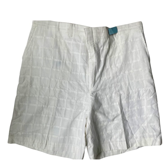 Men’s White Berle Size 40 Berle Chambray Shorts - Picture 1 of 1